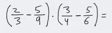 ejemplo 2 operaciones combinadas con fracciones